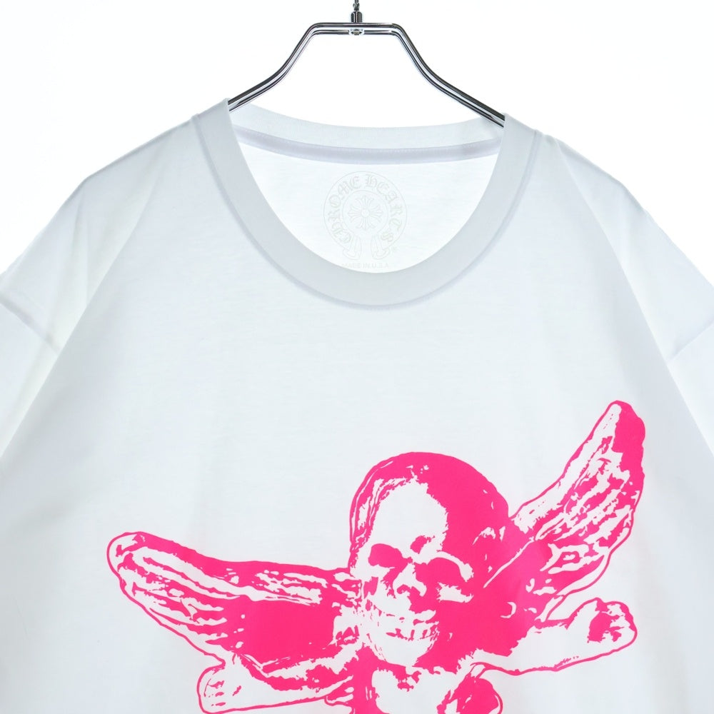 CHROME HEARTS(クロムハーツ) FOTI CH T-SHRT フォティプリントTシャツ ピンク/ホワイト