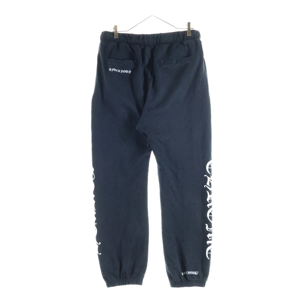 CHROME HEARTS(クロムハーツ) SWEAT PANS 総柄ホースシューサイドロゴスウェットロングパンツ ブラック