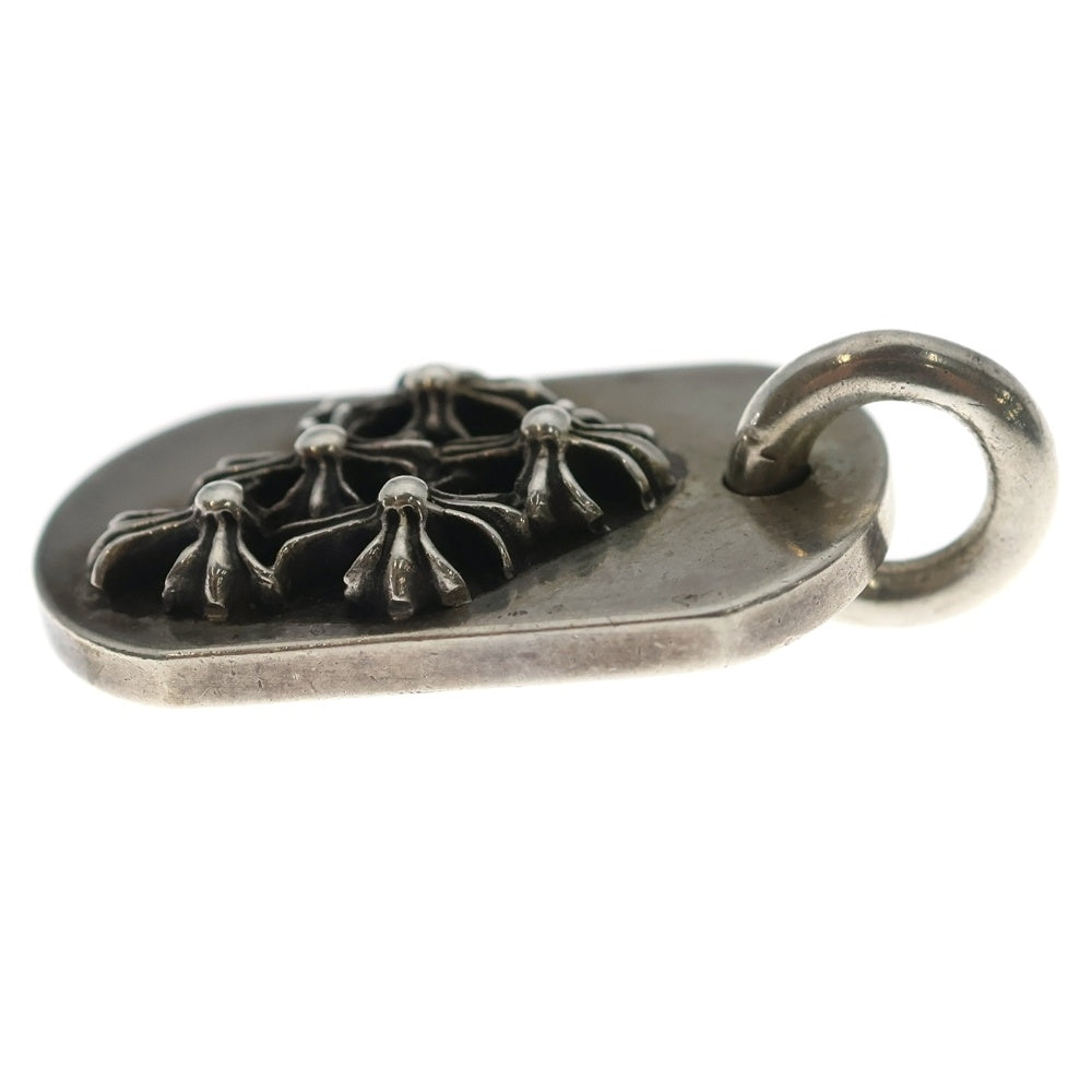 CHROME HEARTS(クロムハーツ) RAISED DOGTAG レイズドドッグタグ チャーム シルバーネックレストップ