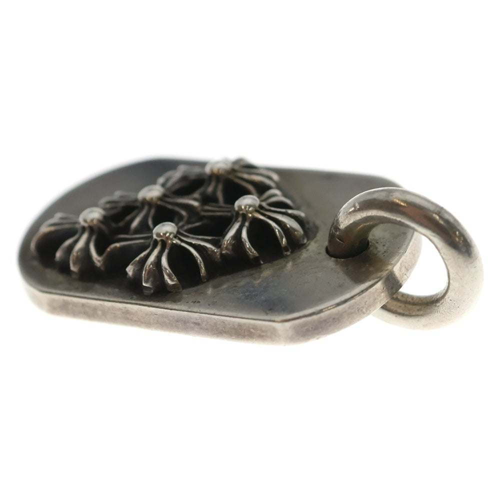 CHROME HEARTS(クロムハーツ) RAISED DOGTAG レイズドドッグタグ チャーム シルバーネックレストップ