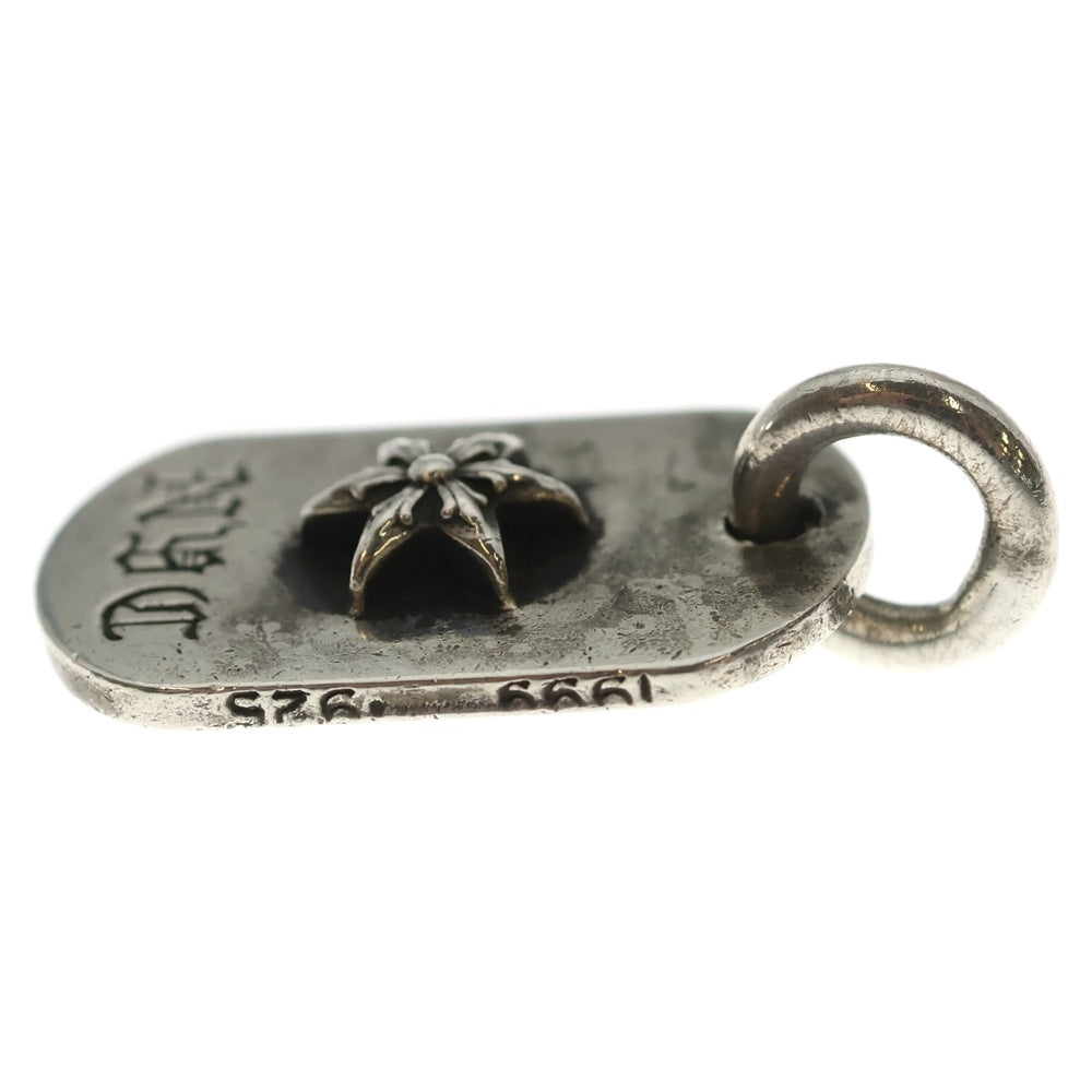 CHROME HEARTS(クロムハーツ) RAISED STAR DOGTAG NYC限定 レイズドスター ドッグタグ ペンダントトップ シルバー