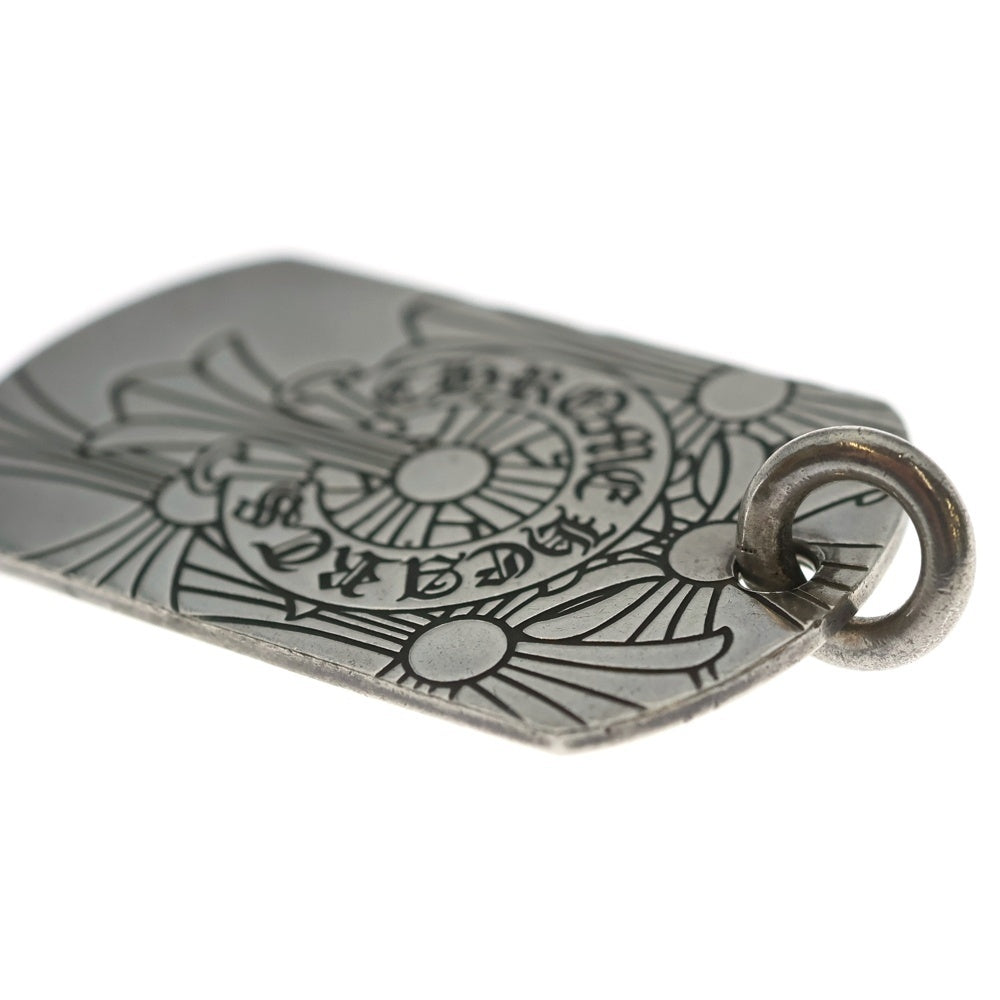 CHROME HEARTS(クロムハーツ) D TAG LRG GOD BLESS ラージゴッドブレス ドッグタグ ペンダントトップ シルバー