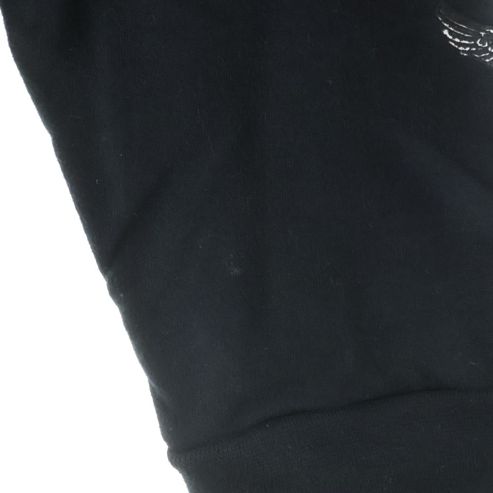 CHROME HEARTS(クロムハーツ) FOTI HOODIE ZIP ジップフォティ バックフォティプリント ジップアップパーカー ブラック