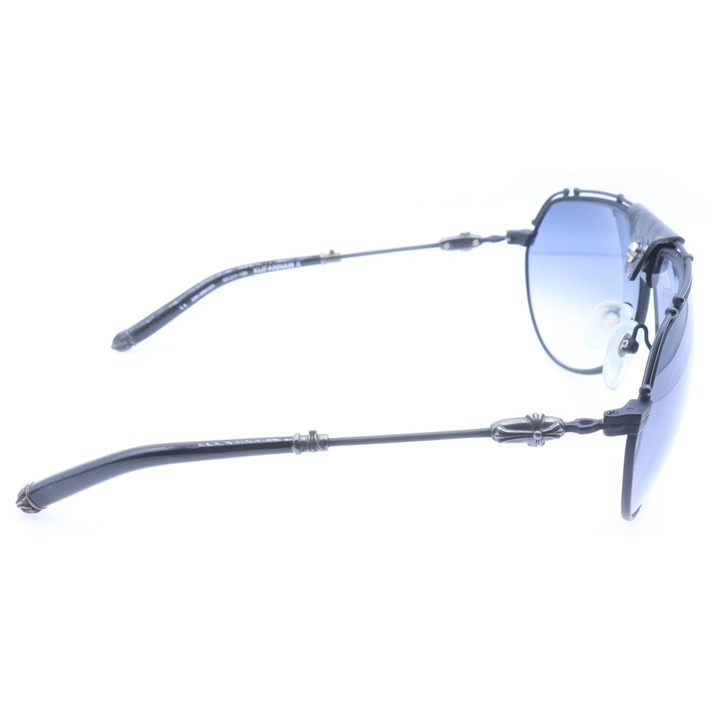 CHROME HEARTS(クロムハーツ) KUFANNAW 2 ダブルブリッジ サングラス ブラック/シルバー