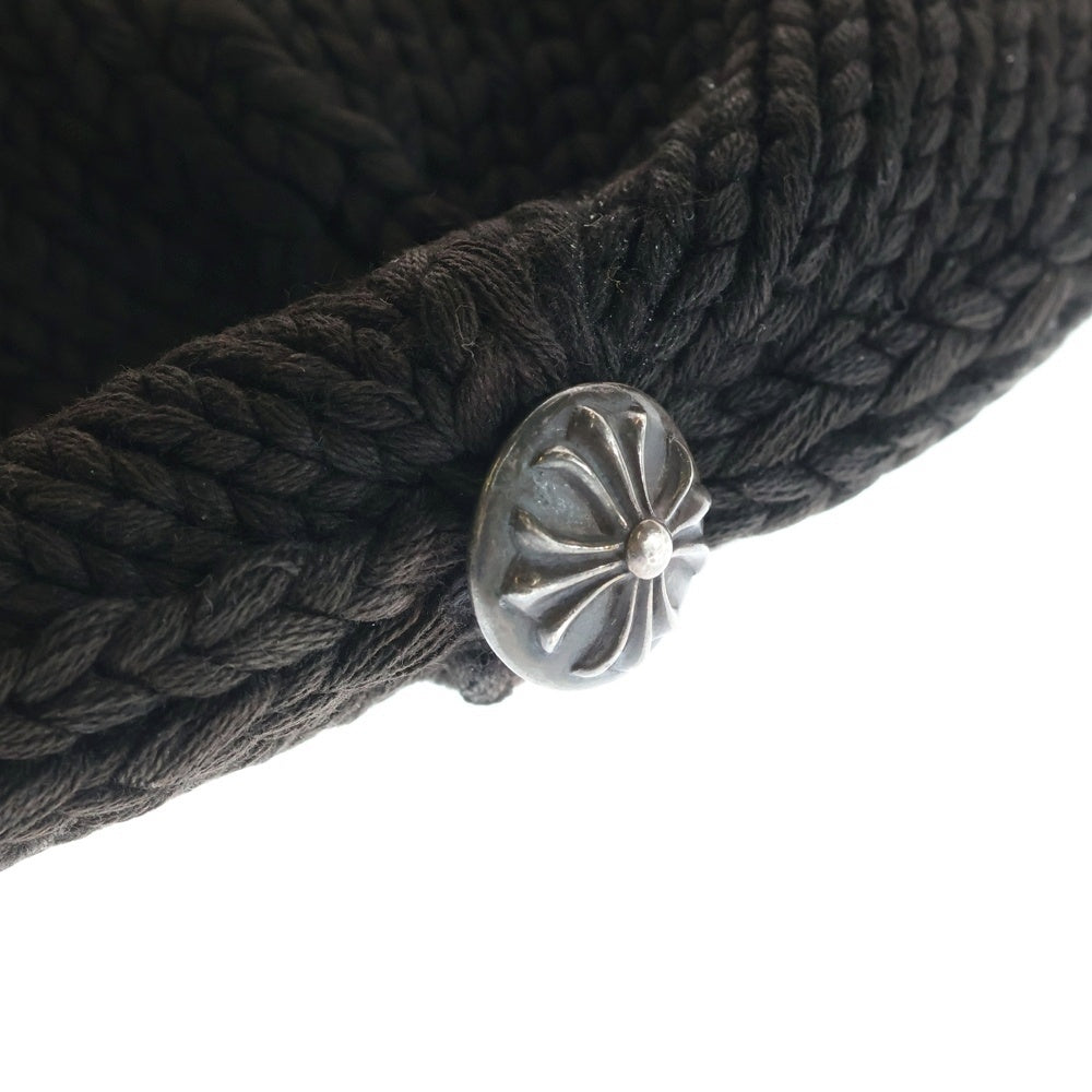 CHROME HEARTS(クロムハーツ) OLD BEANIE CASH FUCK YOUパッチ付きカシミヤビーニー オールド