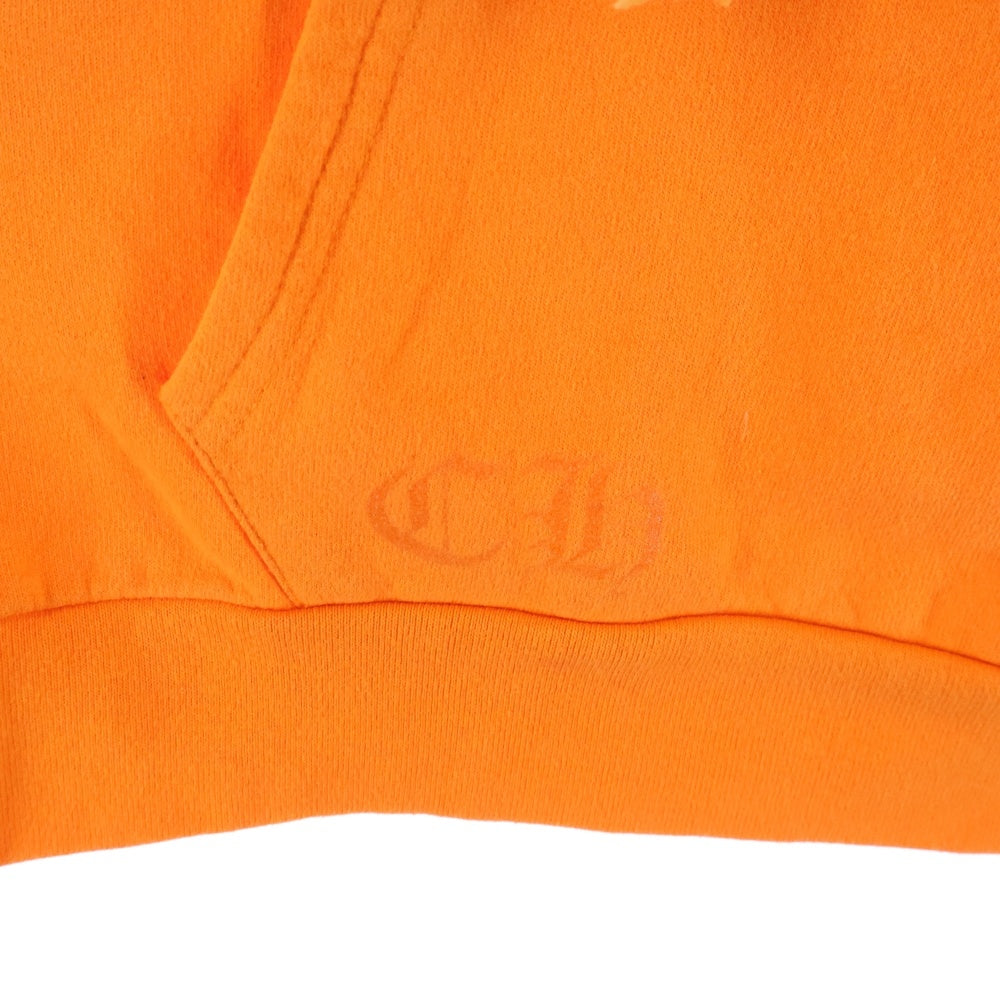 CHROME HEARTS(クロムハーツ) HD PLVR V OFF WHITE オフホワイトロゴバックプリントプルオーバーパーカー