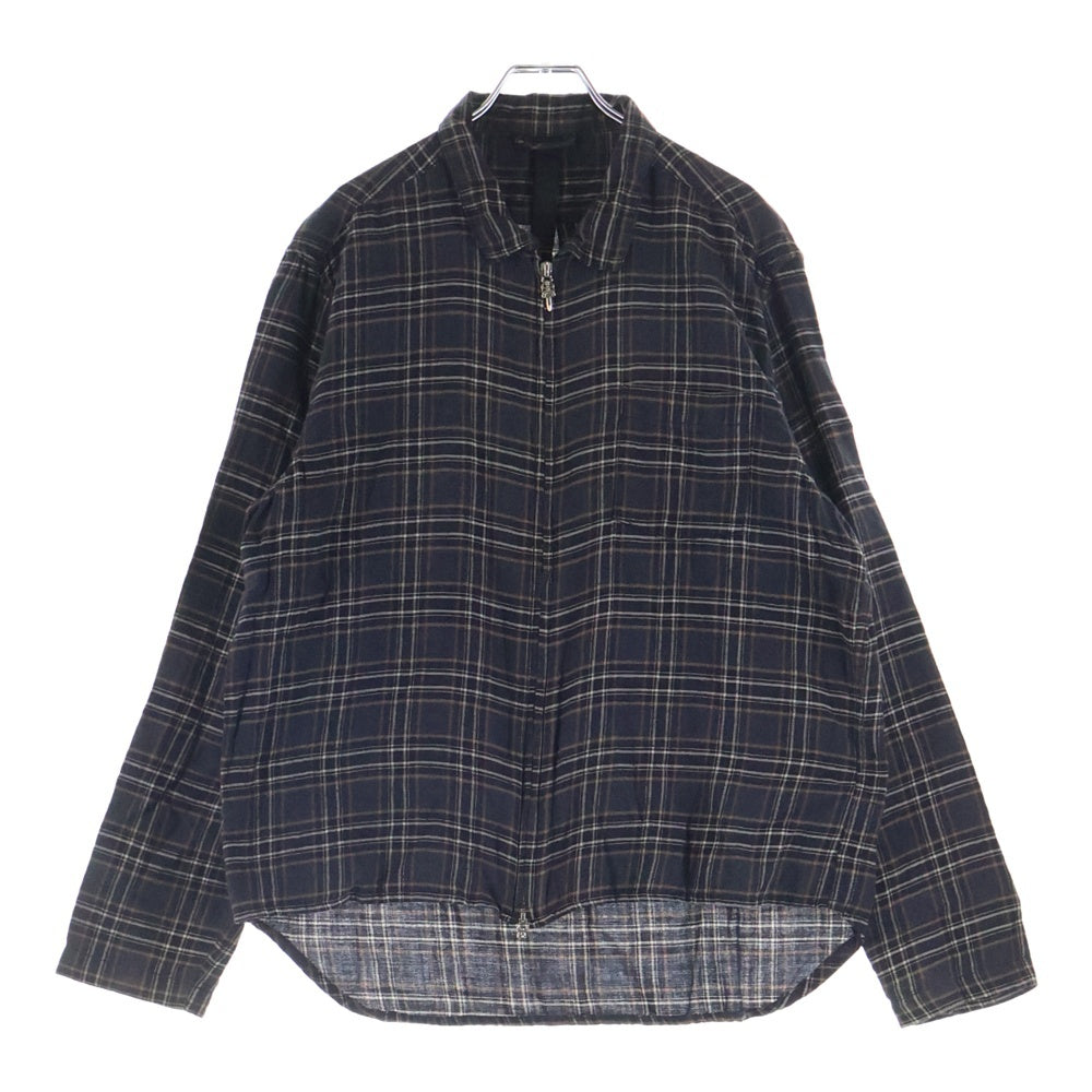 CHROME HEARTS(クロムハーツ) ダガージップチェック長袖シャツ