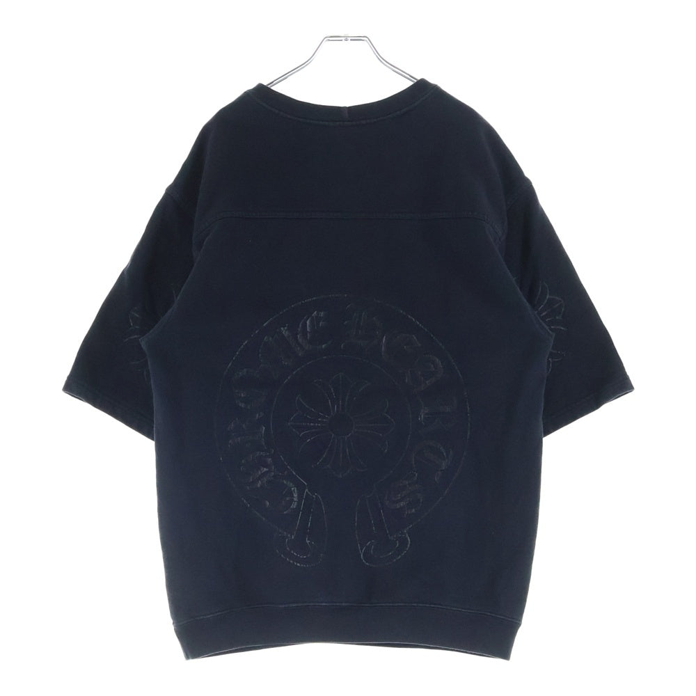 CHROME HEARTS(クロムハーツ) OLD CHプラス 両面プリント半袖 クルーネック スウェット ブラック