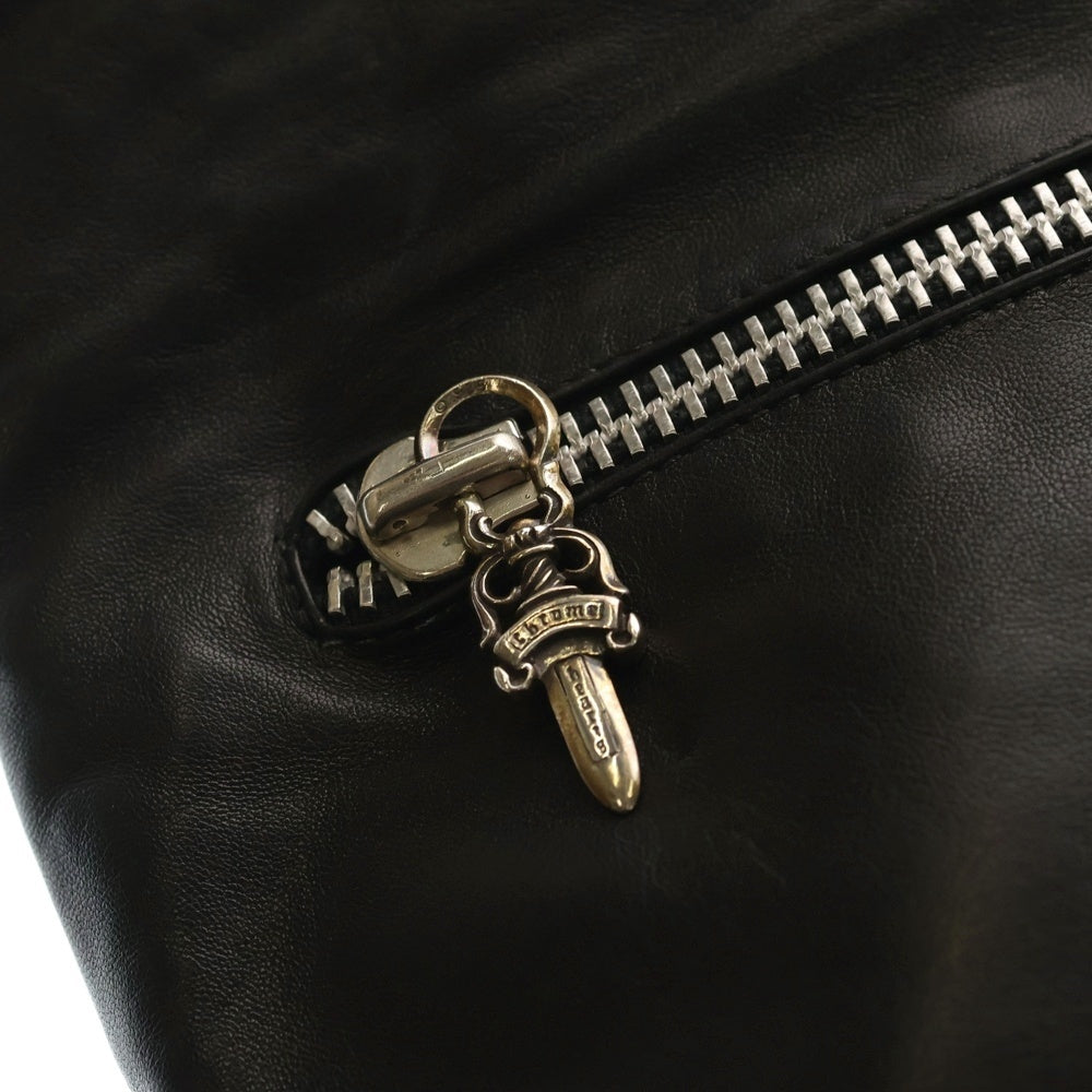 CHROME HEARTS(クロムハーツ) ピラミッドスタッズ レザークラッチバッグ