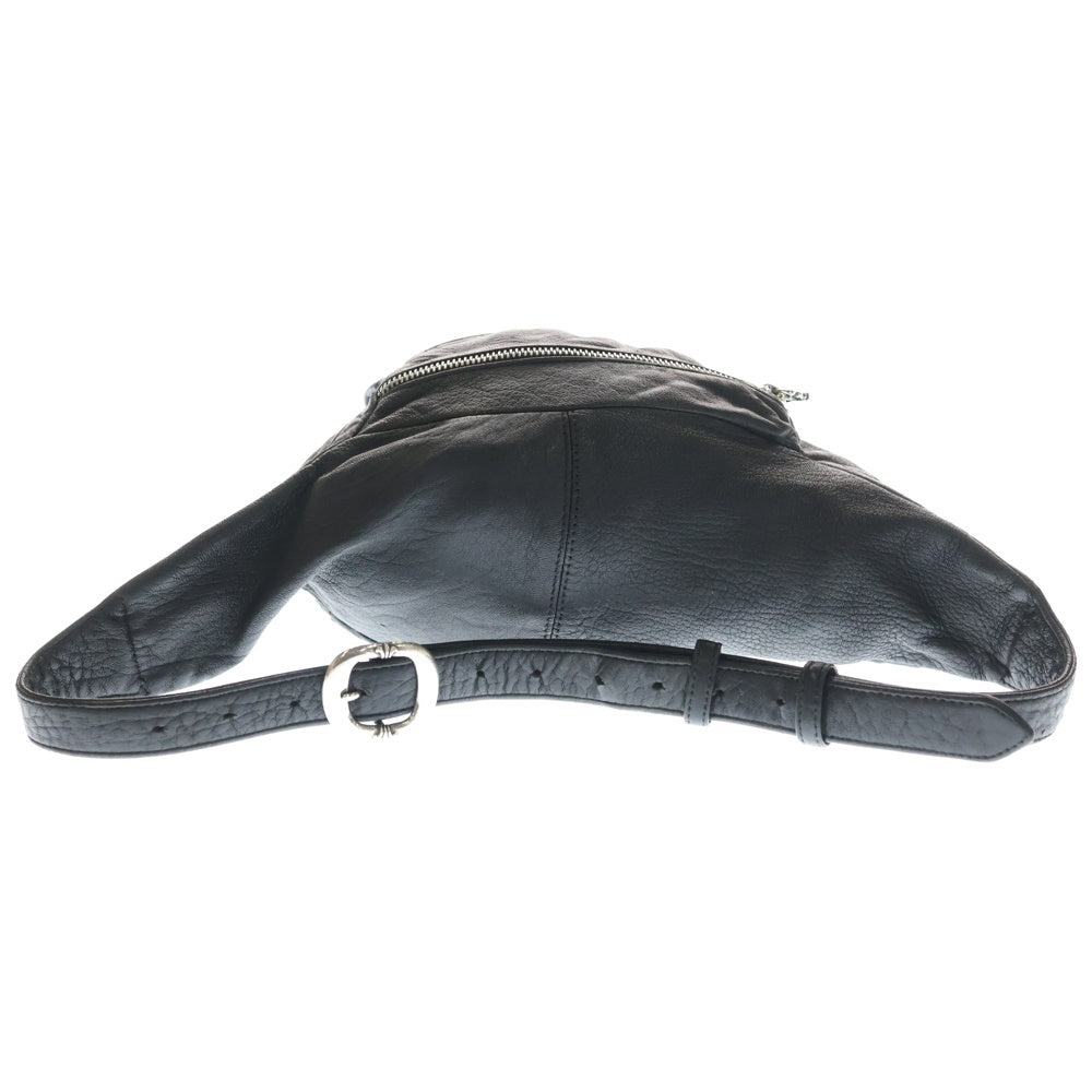CHROME HEARTS(クロムハーツ) #1 SNAT PACK スナットパック ダガージップ ガンスリンガーベルト レザーウエストバッグ ブラック BCA378