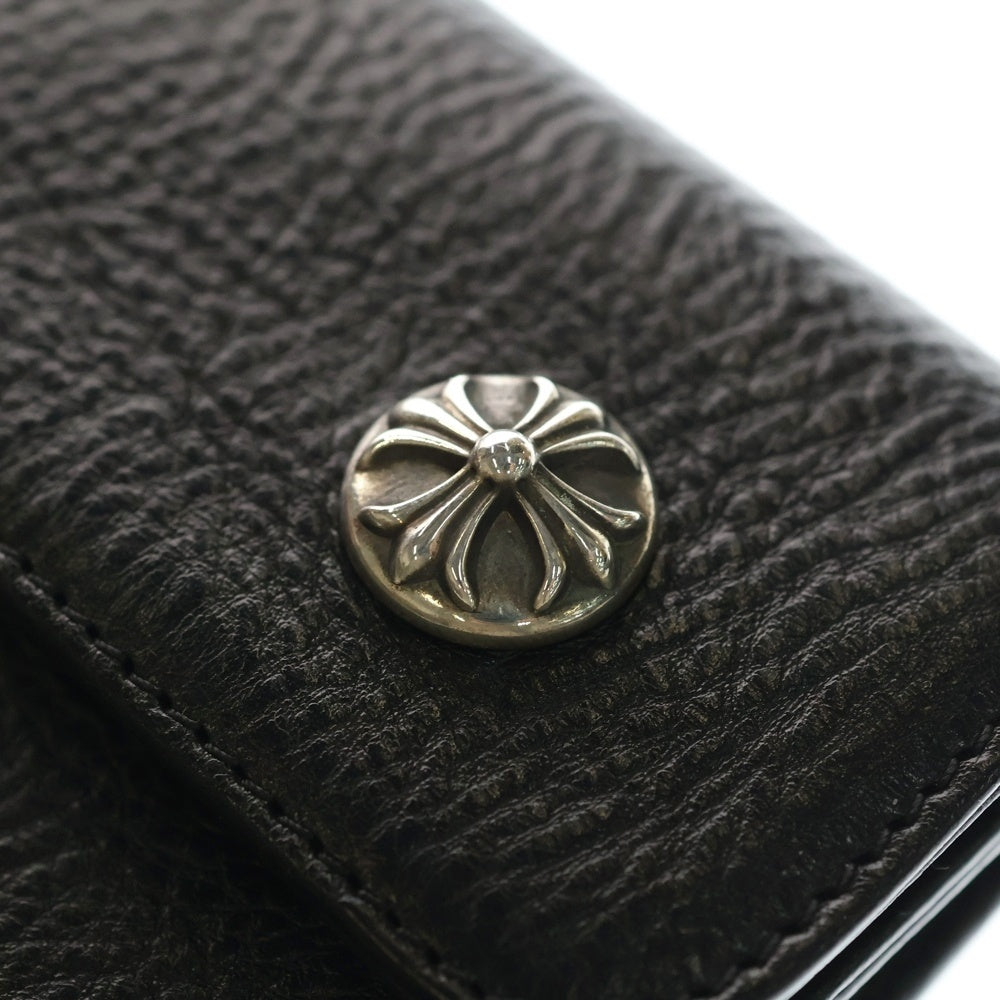 CHROME HEARTS(クロムハーツ) WAVE ウェーブ レザーウォレット 財布 ブラックBCA375
