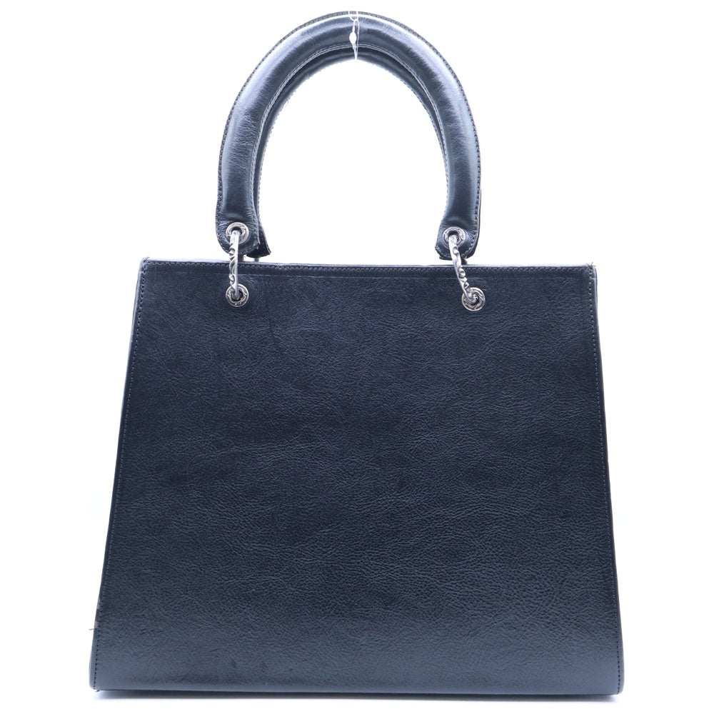 CHROME HEARTS(クロムハーツ) フェアリークロスパッチレザーハンドバッグ