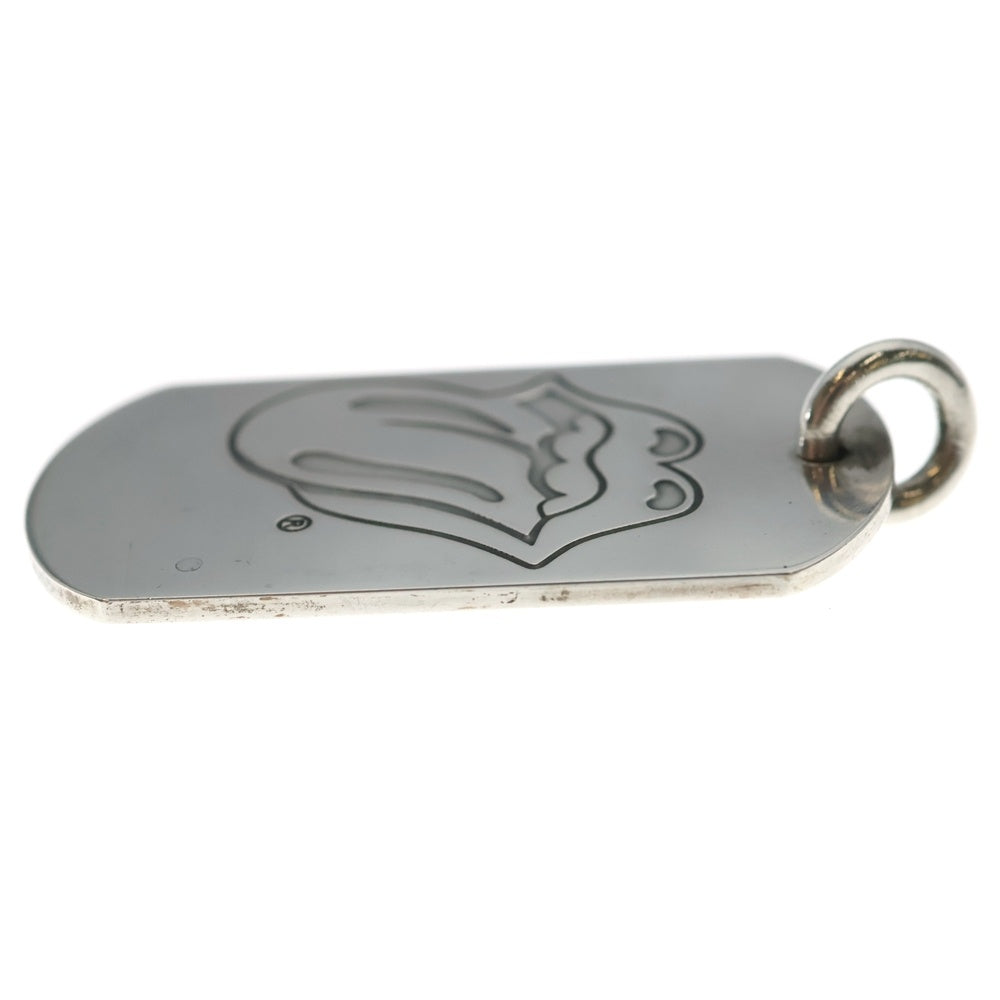 CHROME HEARTS(クロムハーツ) D TAG LRG LT ドッグタグラージリップアンドタン ペンダントトップ シルバー