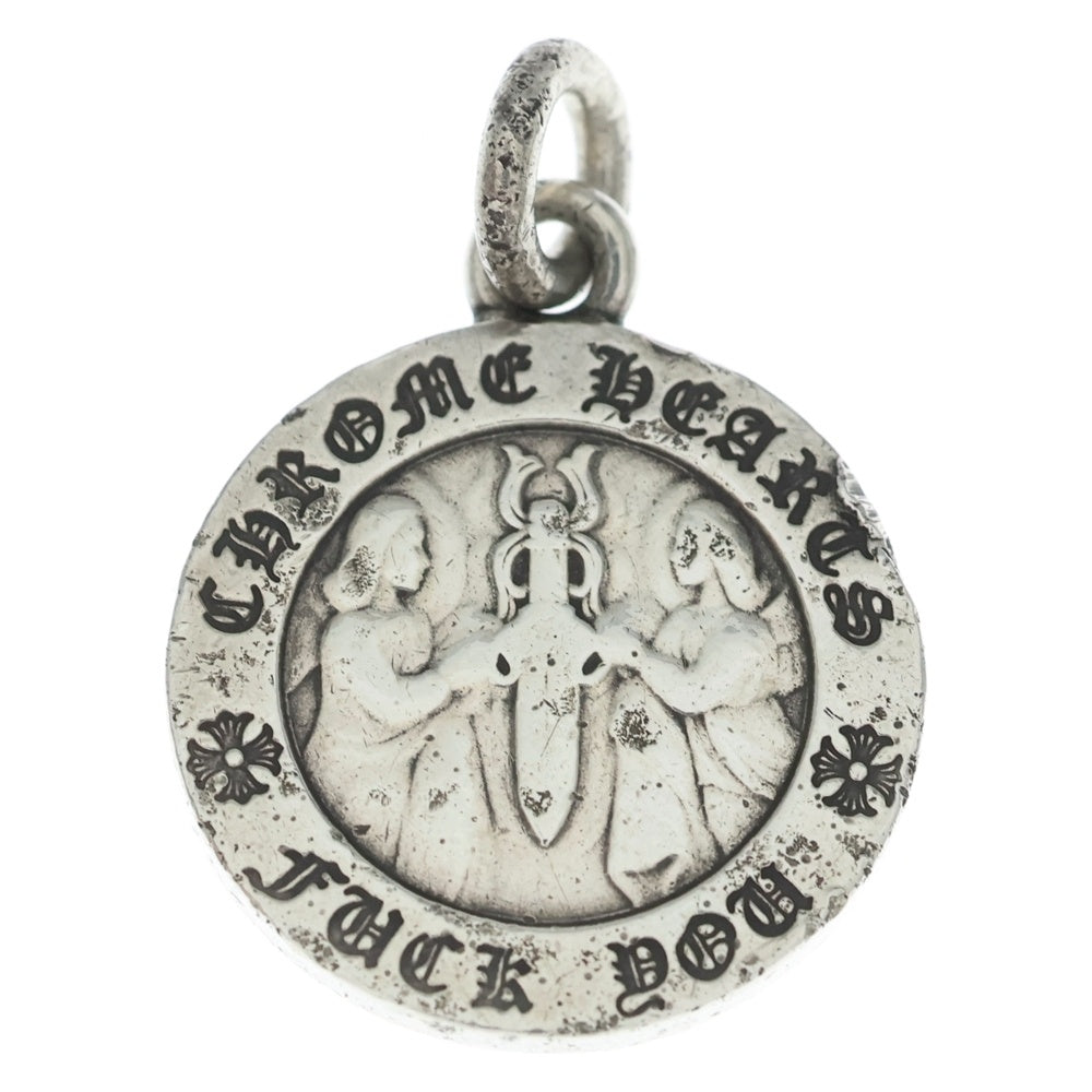 CHROME HEARTS(クロムハーツ) CHRM ANGL MDL V1 エンジェルメダルチャーム ペンダントトップ シルバーBCA229