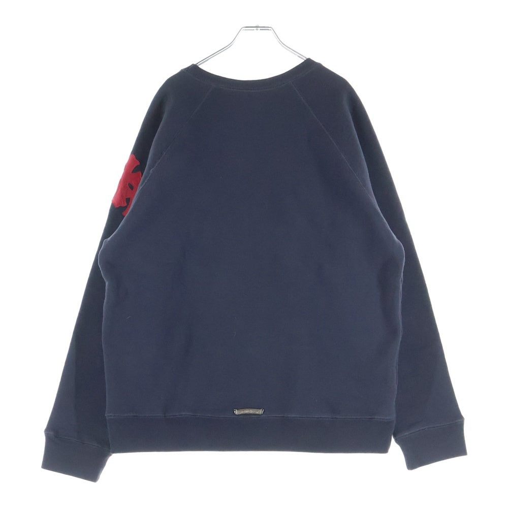 CHROME HEARTS(クロムハーツ) GRP Y NOT Crewneck Sweatshirt ワイノット クロスパッチ クルーネックスウェットシャツ