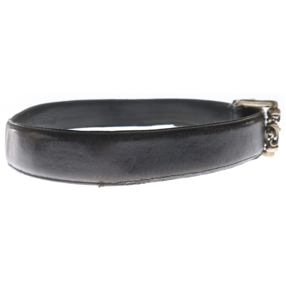 CHROME HEARTS(クロムハーツ) BLT ROLLER 3PC 1.5inch 3PCローラーバックル レザーベルト ブラック