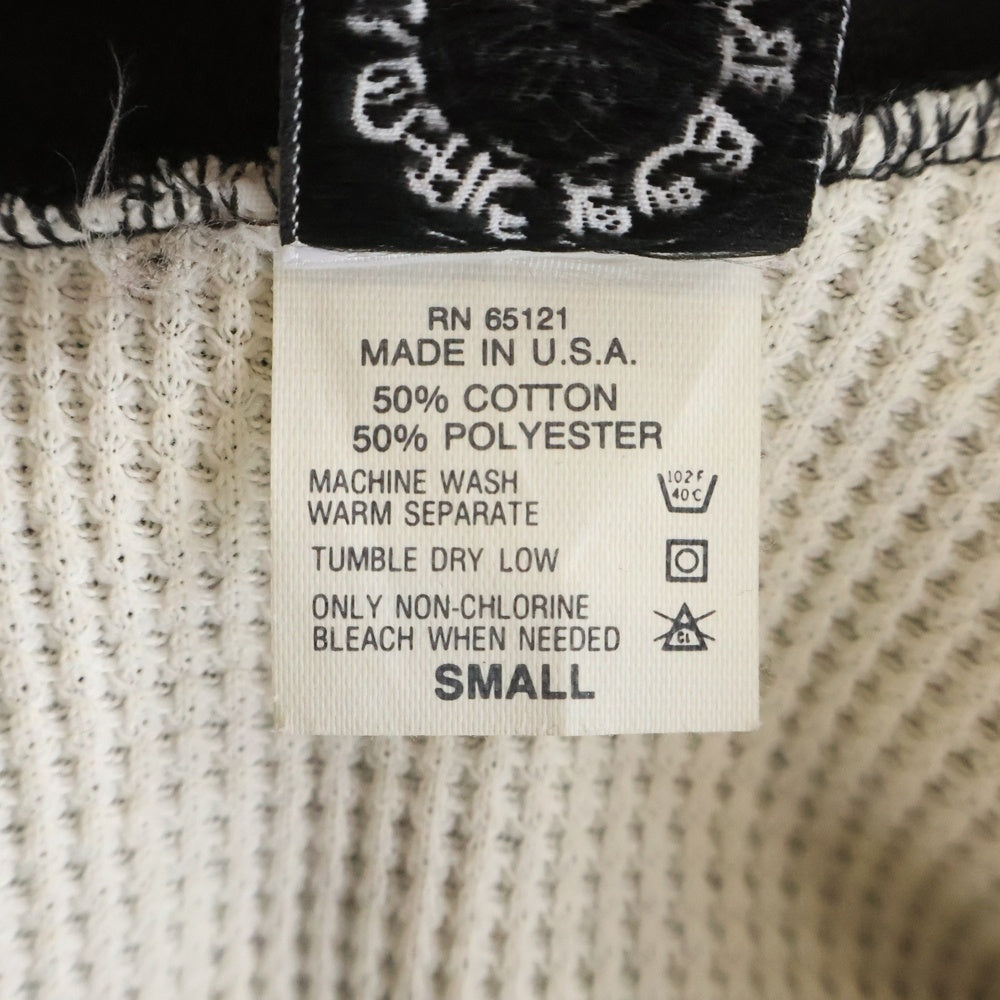 CHROME HEARTS(クロムハーツ) OLD SWTSHRT HD ZIP オールド バックホースシュープリント 裏地サーマル ジップアップパーカー