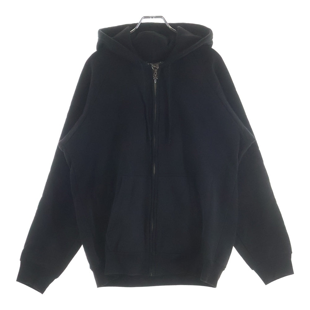 CHROME HEARTS(クロムハーツ) OLD SWTSHRT HD ZIP スクロールラベルプリント 裏地サーマル ジップアップパーカー