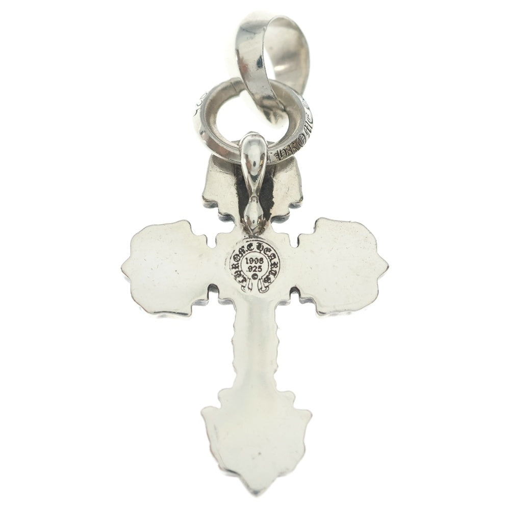 CHROME HEARTS(クロムハーツ) FILIG CROSS-XSM W BALE フィリグリークロスXSベイル wベイル ネックレストップ シルバー BCA262