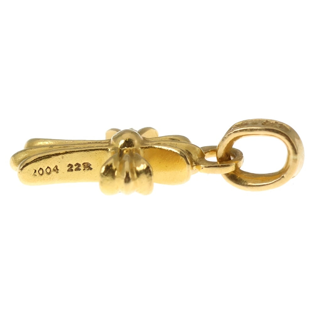 CHROME HEARTS(クロムハーツ) 22K CRS BBYFAT P/DIA ベイビーファットクロス PAVEダイヤ ペンダントトップ ゴールド BCA035