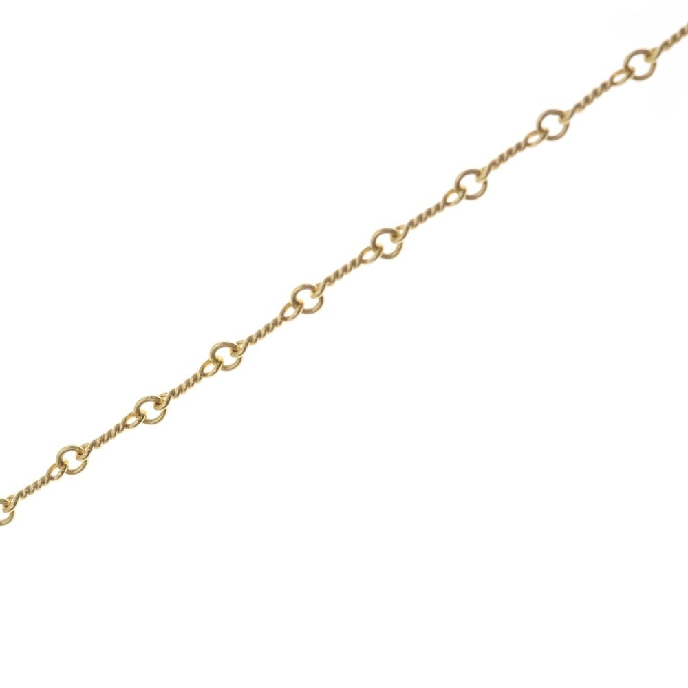 CHROME HEARTS(クロムハーツ) 22K NECKCHAIN T18 ツイストチェーンネックレス 18inch ゴールドBCA014