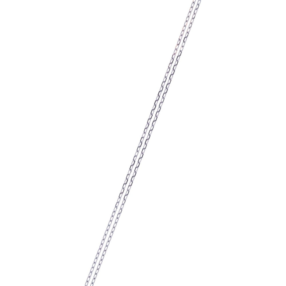 LION HEART(ライオンハート) K10 プチコインネックレス ホワイトゴールド ネックレスチェーン