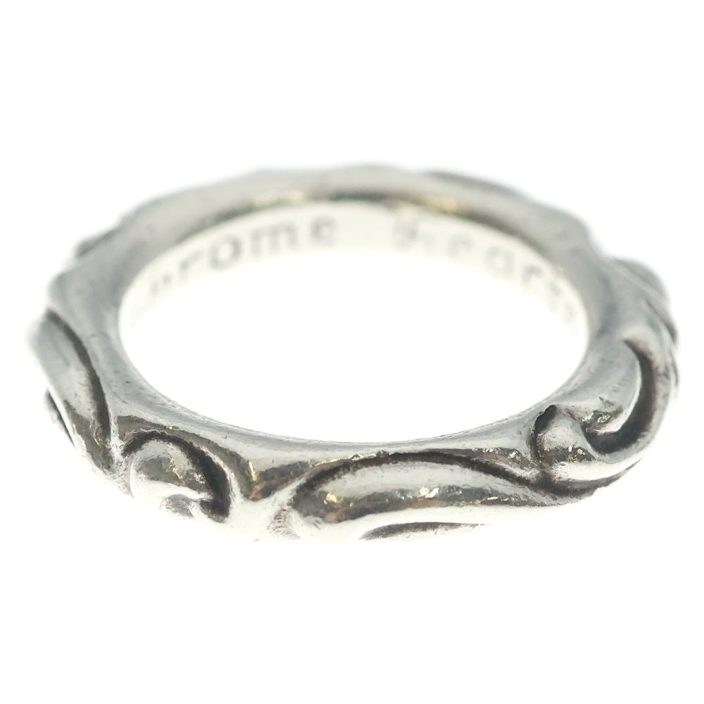 CHROME HEARTS(クロムハーツ) SCRL BAND スクロールバンド リング シルバー BCA351