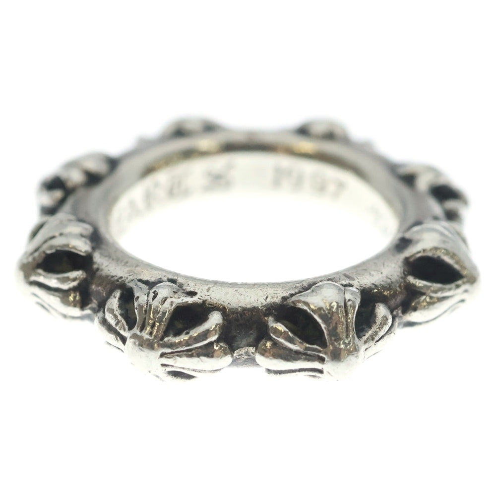 CHROME HEARTS(クロムハーツ) CROSS BAND クロスバンド リング シルバー BCA342 レディース