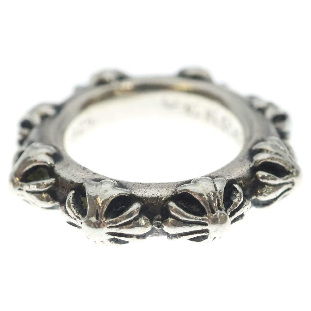 CHROME HEARTS(クロムハーツ) CROSS BAND クロスバンド リング シルバー BCA342 レディース