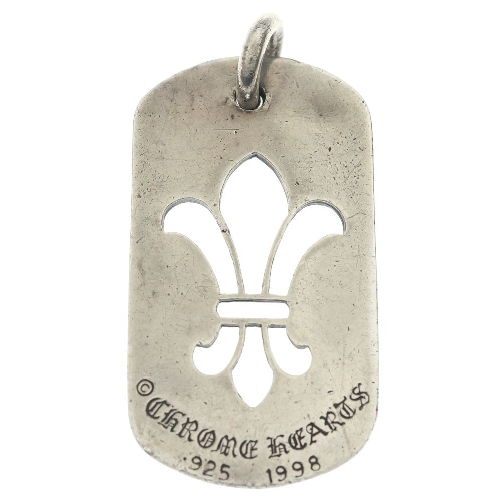 CHROME HEARTS(クロムハーツ) D TAG LRG CO BS FLUER BSフレア ラージドッグタグネックレストップ