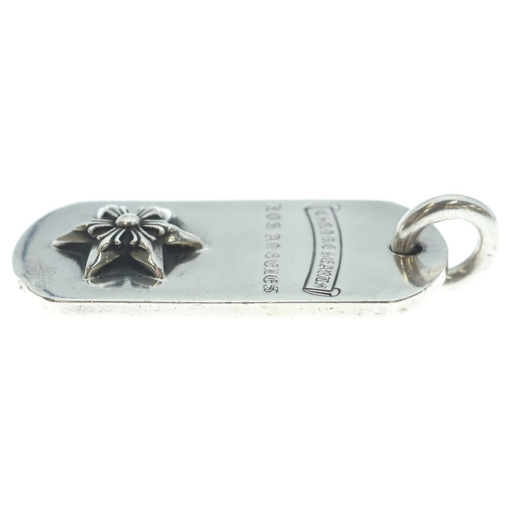 CHROME HEARTS(クロムハーツ) RAISED STAR DOGTAG レイズドスタードッグタグ LA限定 シルバーネックレストップ