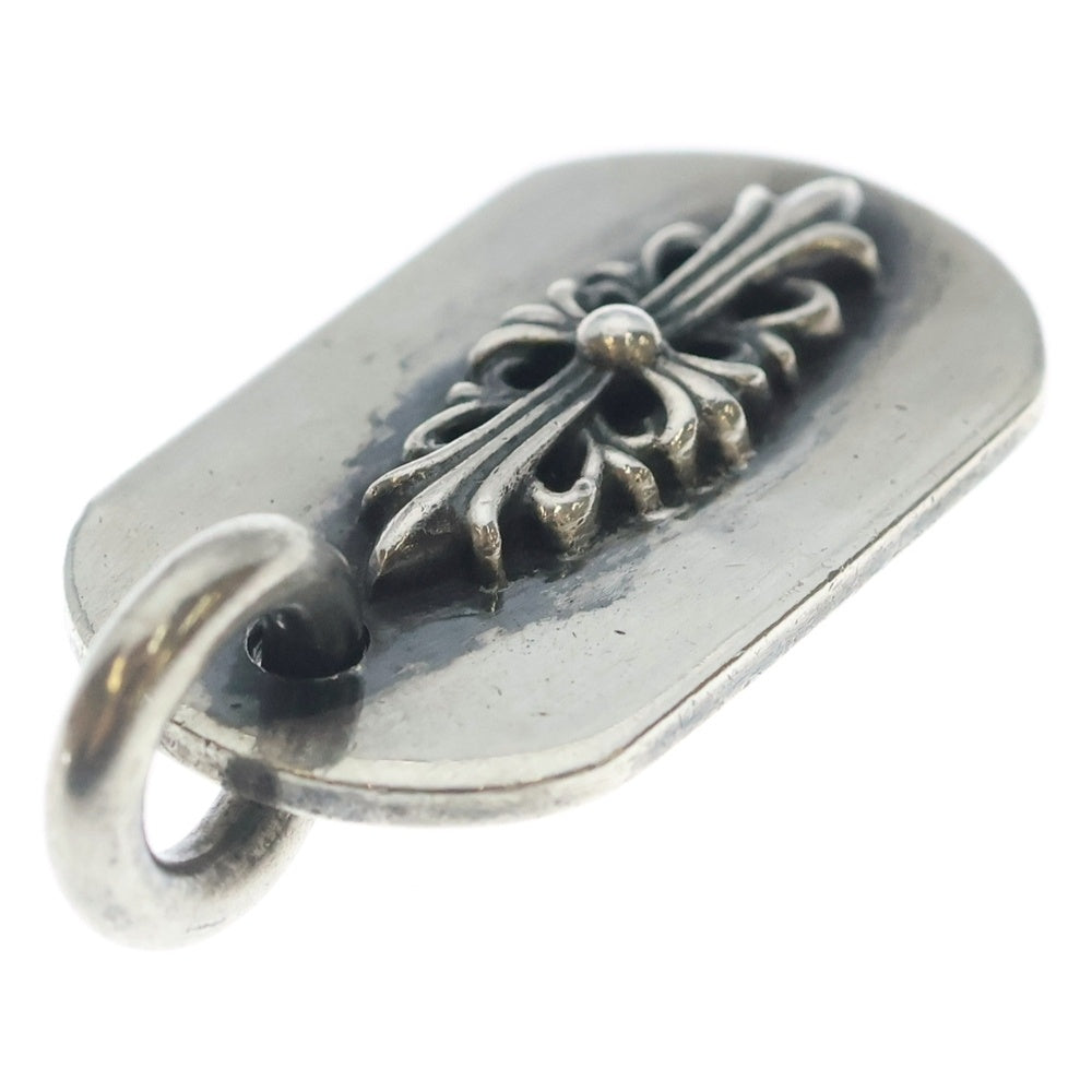 CHROME HEARTS(クロムハーツ) RAISED DOGTAG レイズドドッグタグ チャーム シルバーネックレストップ