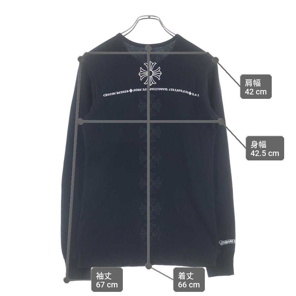 CHROME HEARTS(クロムハーツ) Thermal L/S CHプラスバックプリントサーマル 長袖カットソー
