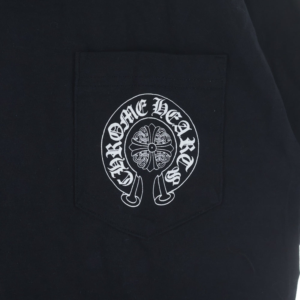 CHROME HEARTS(クロムハーツ) OLD バックセメタリープリント 半袖Tシャツ カットソー ブラック