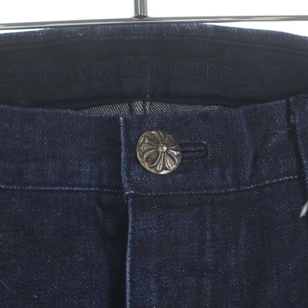 CHROME HEARTS(クロムハーツ) DNM PANTS CRS BTN INDIGO クロスボールボタンウォッシュドデニムパンツ