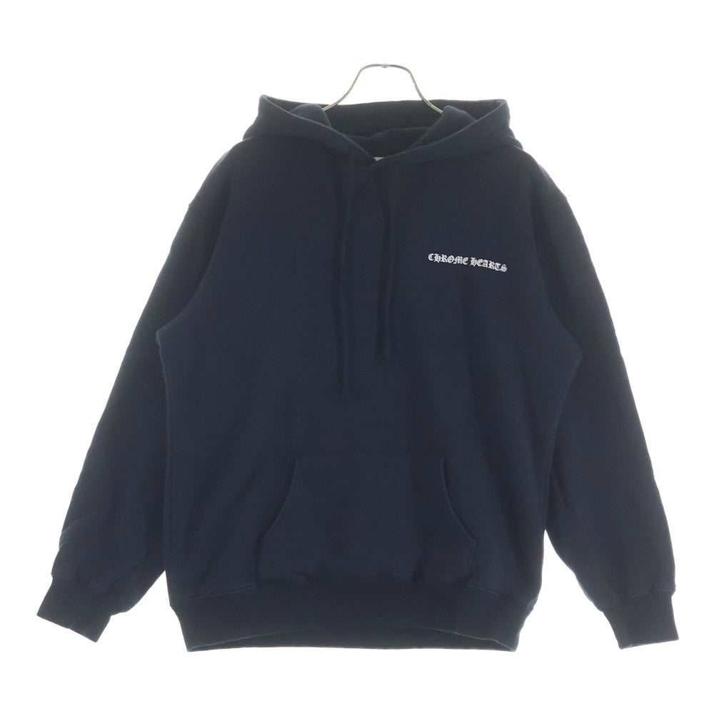 CHROME HEARTS(クロムハーツ) OLD SWTSHRT PLVR バックCHプラスプリント 裏地サーマル ジップアップパーカー