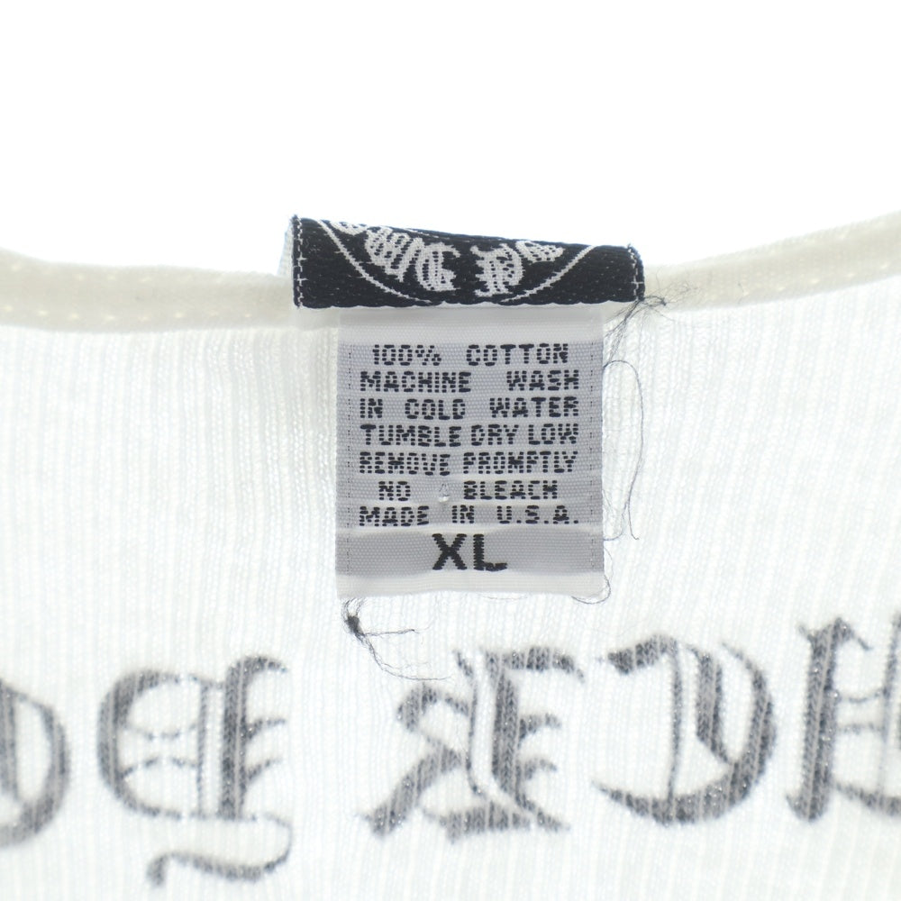 CHROME HEARTS(クロムハーツ) OLD FUCK YOU TANK TOP バックCHクロスプリント ファックユー タンクトップ ノースリーブ