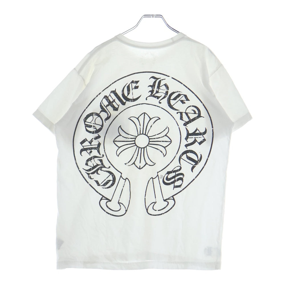 CHROME HEARTS(クロムハーツ) CH T-SHRT 1 バックCHプラスホースシュープリント 半袖Tシャツカットソー