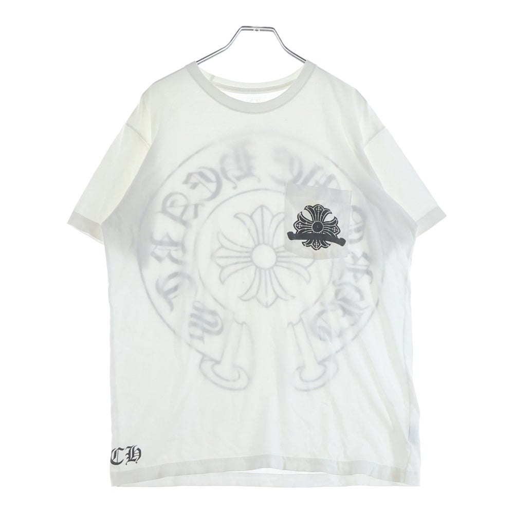 CHROME HEARTS(クロムハーツ) CH T-SHRT 1 バックCHプラスホースシュープリント 半袖Tシャツカットソー