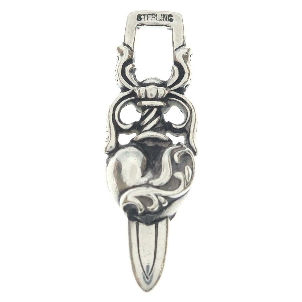 CHROME HEARTS(クロムハーツ) DAGGER HEART ダガーハート ペンダントトップ シルバー BCA243