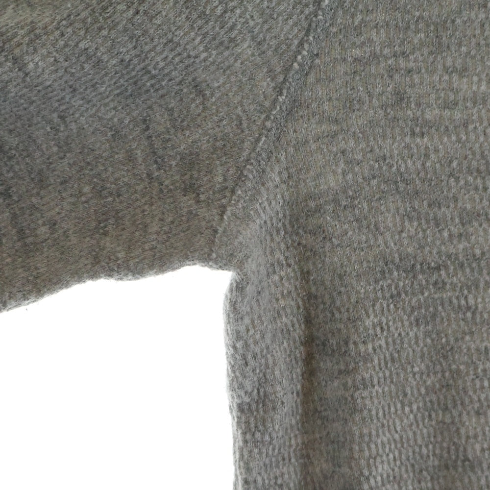 CHROME HEARTS(クロムハーツ) OLD Thermal L/S 袖クロスパッチ付きサーマル クルーネック長袖Tシャツ
