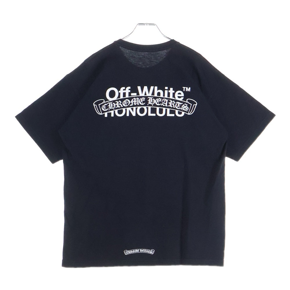 CHROME HEARTS(クロムハーツ) × OFF WHITE ホノルル限定半袖Tシャツカットソー ブラック