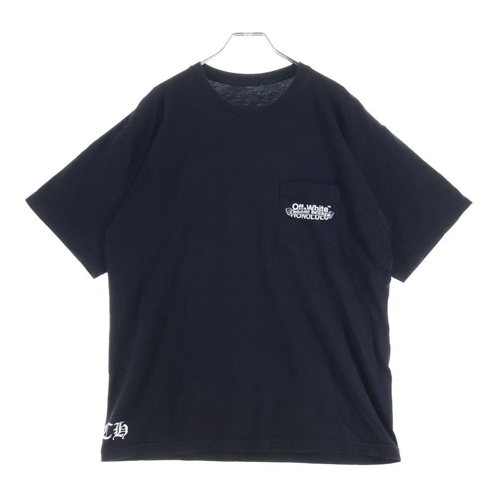 CHROME HEARTS(クロムハーツ) × OFF WHITE ホノルル限定半袖Tシャツカットソー ブラック