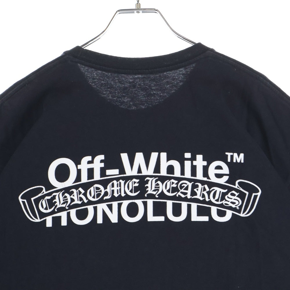 CHROME HEARTS(クロムハーツ) × OFF WHITE ホノルル限定半袖Tシャツカットソー ブラック