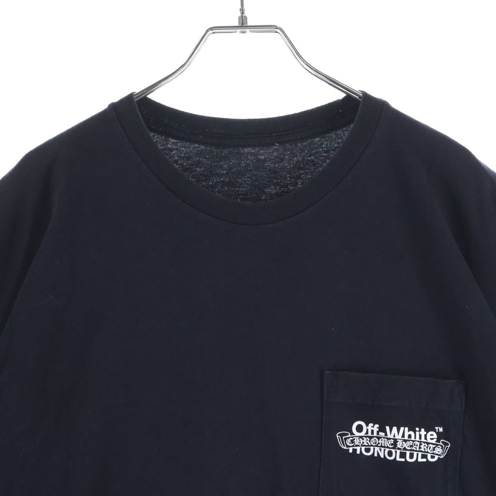 CHROME HEARTS(クロムハーツ) × OFF WHITE ホノルル限定半袖Tシャツカットソー ブラック