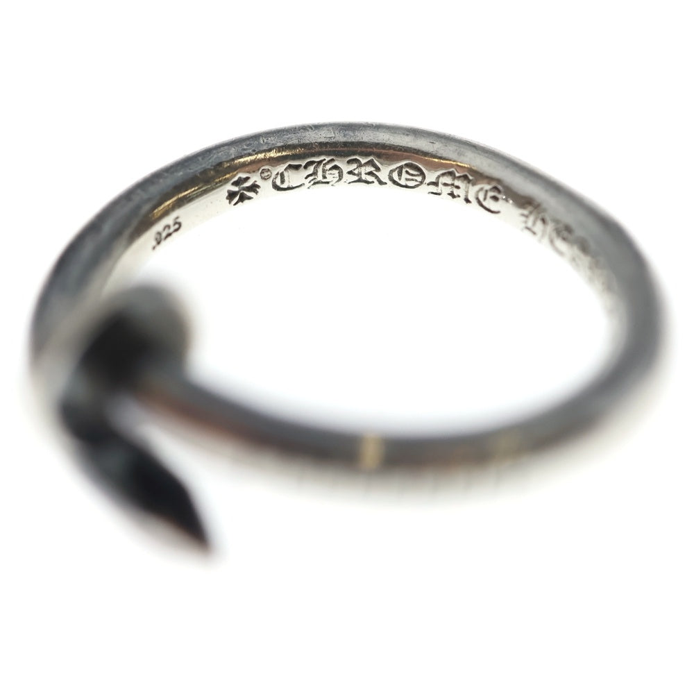 CHROME HEARTS(クロムハーツ) NAIL FLAT ネイル フラット リング シルバー BCA350