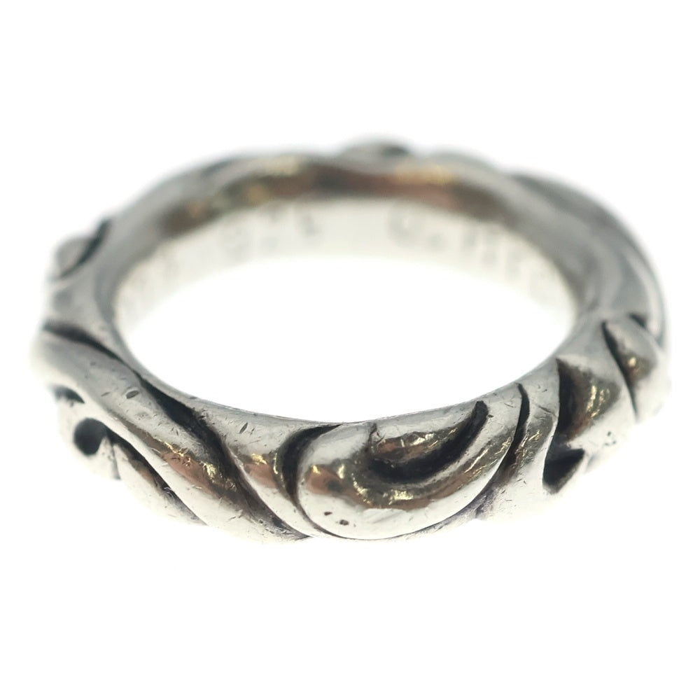 CHROME HEARTS(クロムハーツ) SCRL BAND スクロールバンド リング シルバー BCA351