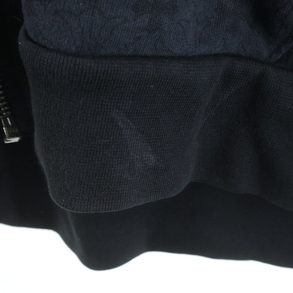 CHROME HEARTS(クロムハーツ) SWTSHRT HD ZIP CHプラス総柄 バックCHプラスプリント ジップパーカー ブラック