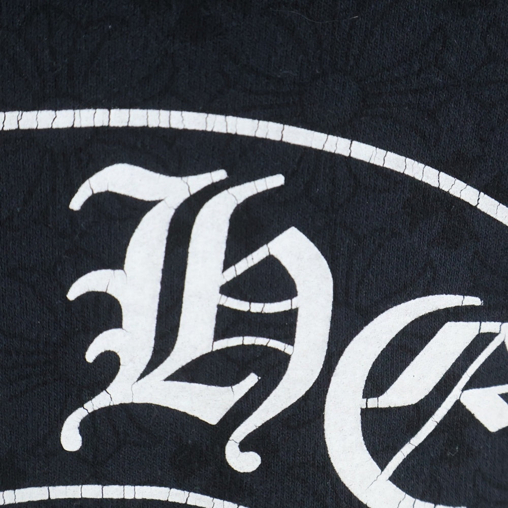 CHROME HEARTS(クロムハーツ) SWTSHRT HD ZIP CHプラス総柄 バックCHプラスプリント ジップパーカー ブラック