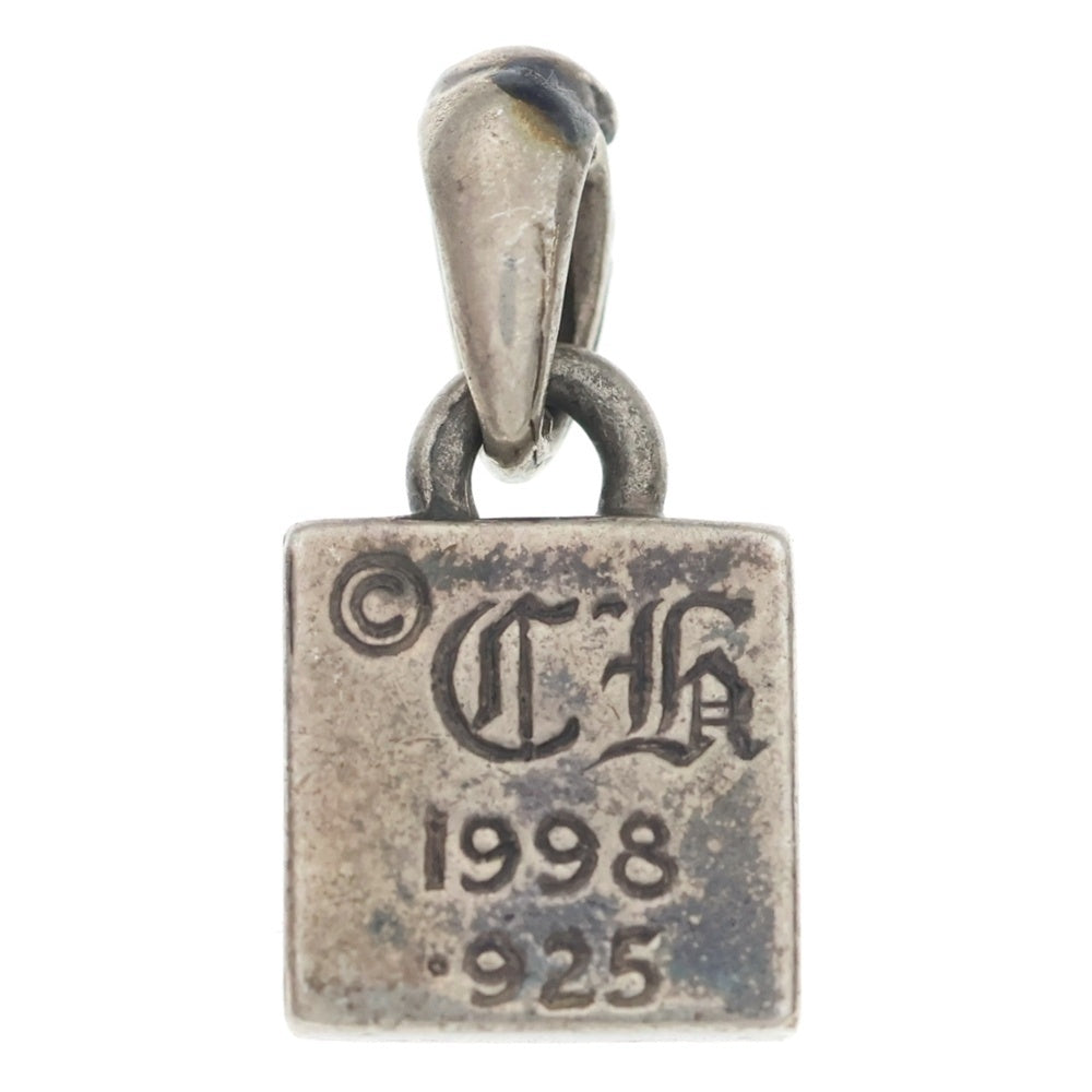 CHROME HEARTS(クロムハーツ) FRAMED CH PLUS 1DIA フレームドCHプラス 1ダイヤ チャーム ペンダントトップ シルバー